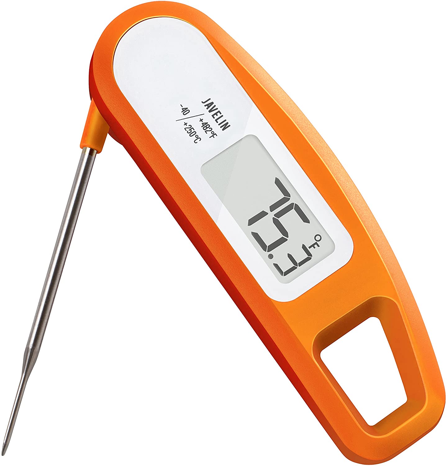 Lavatools PT12 Javelin Digital Instant Read Meat Thermometer (Orange)