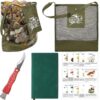 mushroom foraging kit mesh foraging bag stainless steel mushroom knife mushroom identification cards mushroom hunting tools mushroom foraging set